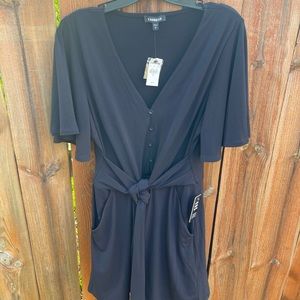 Express Tie Waist Romper